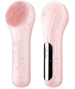 Silicone Face Scrubber, Facial Cleansing Brush With Heating And Vibratio... - $737.45 MXN
