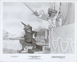 Walt Disney Robin Hood 1973 8x10 original photo Robin Prince John sword fight - £23.98 GBP