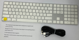 Apple Magic Keyboard with Numeric Keypad Wireless Rechargeable A1843 AS-IS - $596.23 MXN