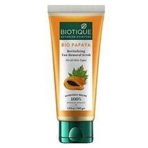Lot 2 Biotique Bio Papaya Revitalizing Tan Removal Scrub 200 gm Face Ayurvedic - £26.37 GBP