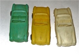 CARS - Vintage 1950&#39;s Plastic Cars Lot of 3 - £4.31 GBP