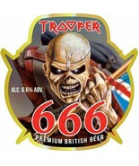 Iron Maiden Trooper STICKER 666 Beer Eddie - $2.50