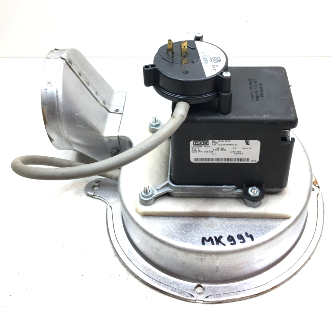 FASCO 7058-1018 Draft Inducer Blower Motor 348572 J238-100 2750 RPM used... - $149.00