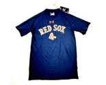 Under Armour Red Sox Mens Performance T-Shirt Size S Blue Loose Licensed... - $17.81