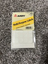 Avery® Removable Multi-Use Labels, 3/4&quot; dia, White, 1008/Pack Older Pack... - $7.92