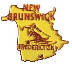 New Brunswick Canadian Province Outline Souvenir Fridge Magnet - £5.28 GBP