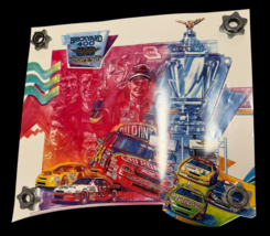Brickyard 400 Poster NASCAR Racing Gordon Earnhardt Diecut - $372.79 MXN