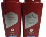 2X Old Spice Ultra Smooth Finish Gentle Body &amp; Beard Wash 16 Oz Each - £23.85 GBP