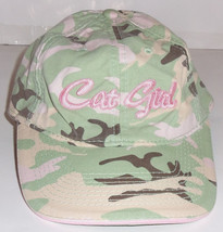 WOMENS ARCTICWEAR by ARCTIC CAT &quot;Cat Girl&quot; CAMOUFLAGE NOVELTY BASEBALL HAT - £18.64 GBP