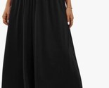 Zexxxy Women&#39;s Long Black Skirt High Waisted Pleated Flowy Long Length S... - $8.99