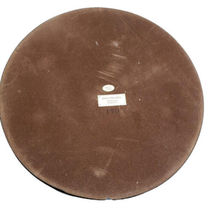 Black Maitland Smith Round Lacquered Box 12x8" Artichoke Design Decorative image 4