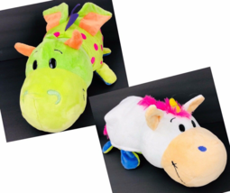FlipAZoo  Plush Imogen Dragon Persephone Unicorn 2-in-1 Stuffed Animal R... - £23.58 GBP