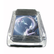 Mermaid Glass Ashtray D10 4&quot;x3&quot; Mythological Creature Women of the Sea - £39.52 GBP