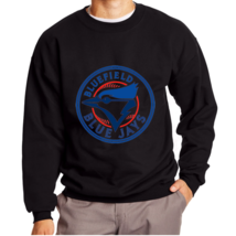 Baseball Appalachian League Bluefield Blue Jays Men&#39;s Black Sweatshirt - £24.36 GBP