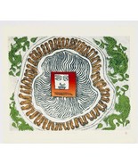Tseng Pei-Yao Silkscreen 1979 Pencil Signed Ltd Edition #30/40 - $175.00