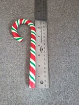 Candy Cane Christmas Ornaments Clay Dough, Red, Green White 7&quot; - £5.20 GBP