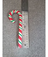 Candy Cane Christmas Ornaments Clay Dough, Red, Green White 7&quot; - £5.19 GBP