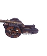 Vtg Artilleria Luis XV Siglio XVIII Replica Wood Display Cannon 14.5&quot; 9&quot;... - $774.38 MXN
