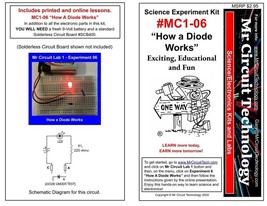 MC1-06 ** Mr Circuit Science ** Experiment Kit -How A Diode Works - $2.92