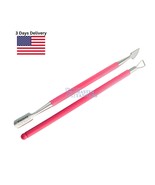 Stainless Steel Cuticle Pusher Nail Cleaner Nail Art Manicure Pedicure T... - £5.02 GBP