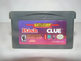Nintendo - GAME BOY ADVANCE - BATTLESHIP, RISK, CLUE (Game Only) - $12.00