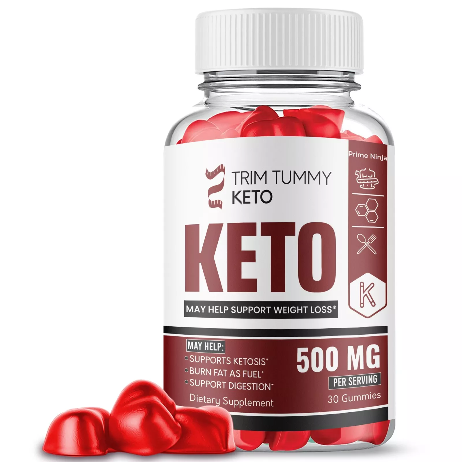 Trim Tummy Keto ACV Gummies - $30.50