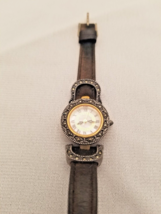 Anne Klein ii women&#39;s Victorian style Black watch Quartz - £11.23 GBP