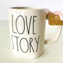 Rae Dunn LOVE STORY Mug Disney Princess Belle Beauty Beast Double Sided NEW - £13.45 GBP