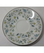 Noritake Chintz Saucer Blue Floral Pattern# 2404 Discontinued - £11.77 GBP