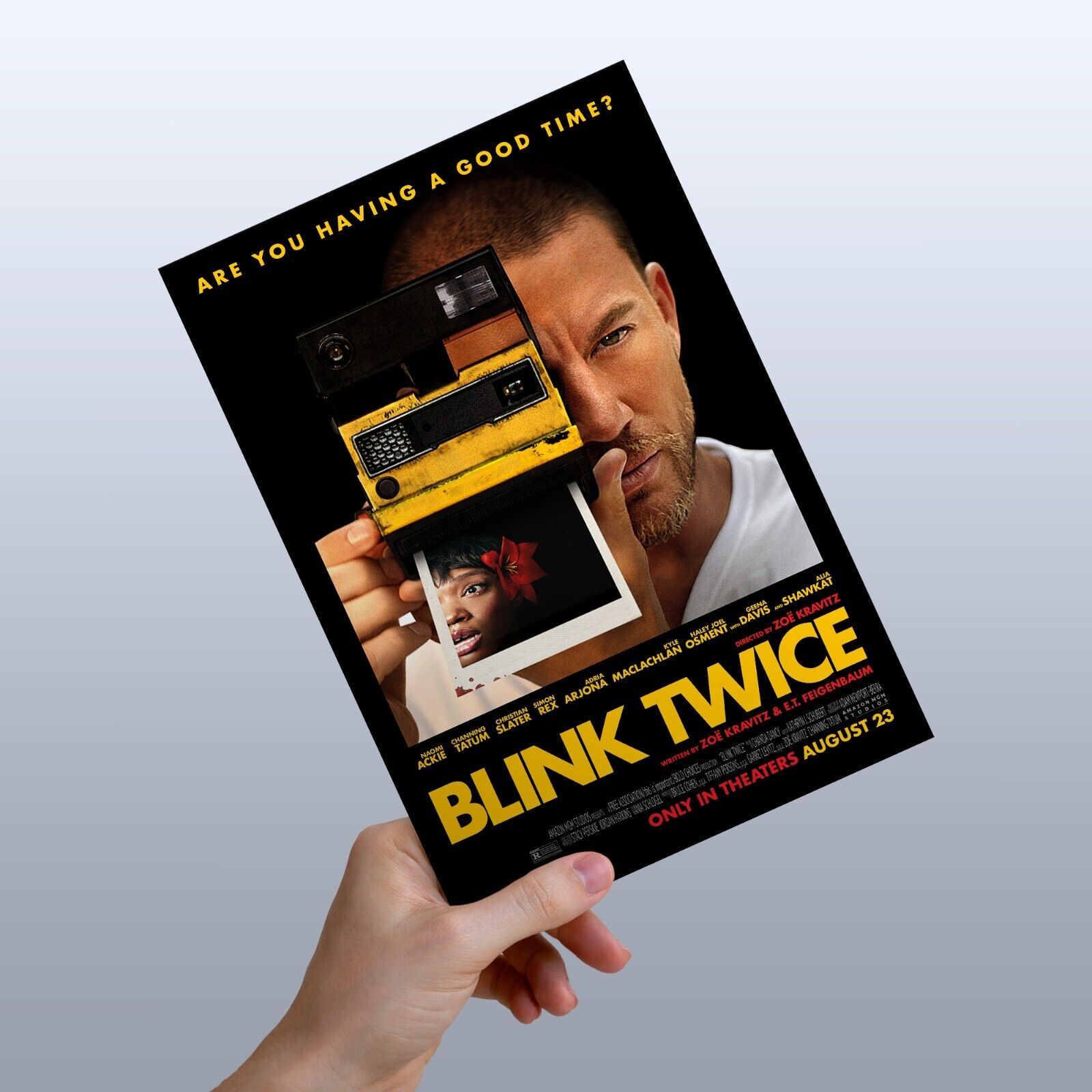BLINK TWICE movie poster Channing Tatum 2024 Thriller Film Wall Art Room Decor