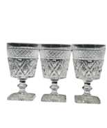 Vintage Imperial Glass 3 Clear Cape Cod Wafer Stem 8 ounce Water Goblets... - $570.99 MXN