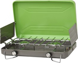 Flame King Vt-101 2-Burner Portable Camping Stove Grill, Great For Outdoor - $59.99
