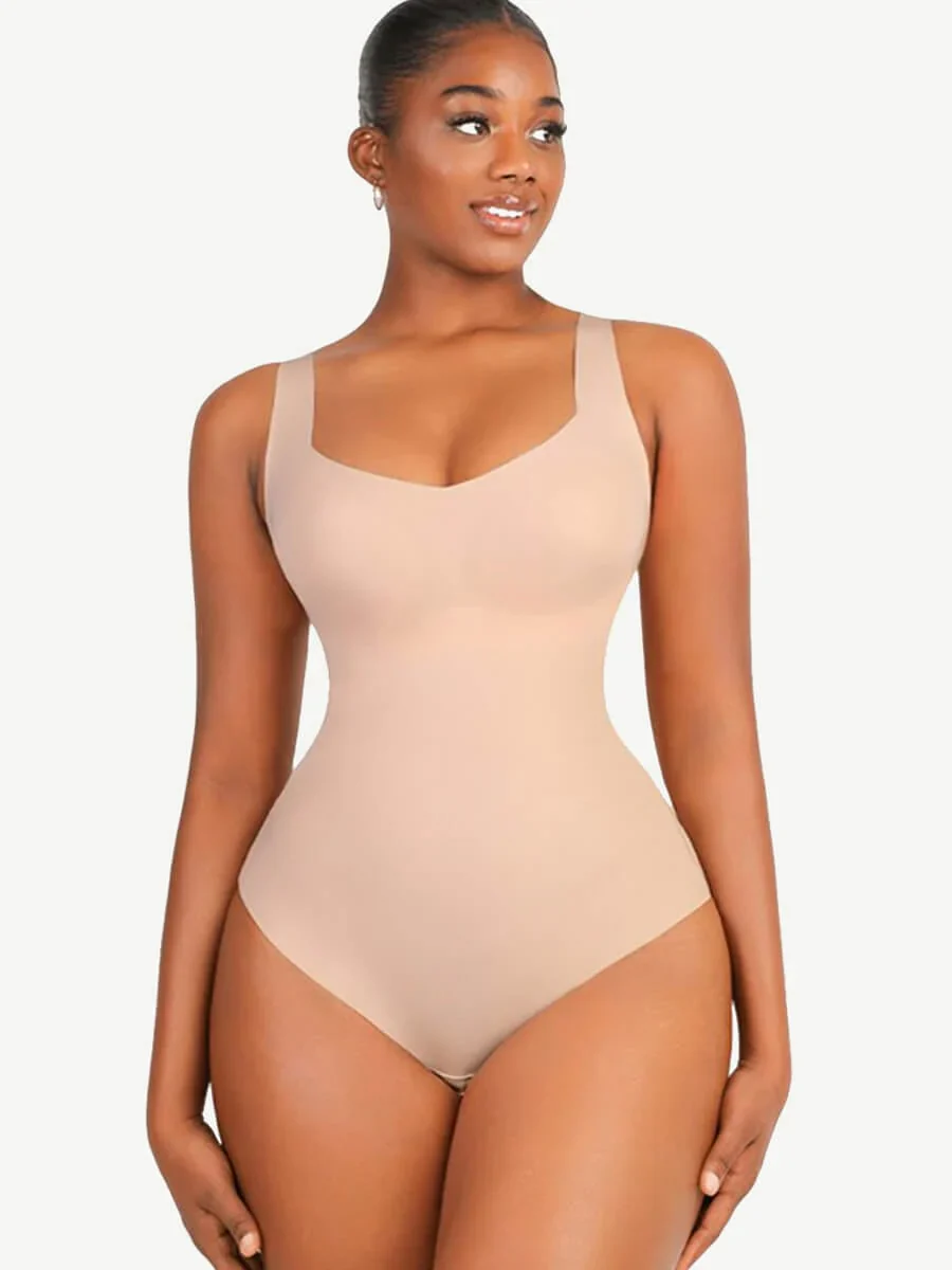Seamless Shaping V-Neck Bodysuit - $44.99