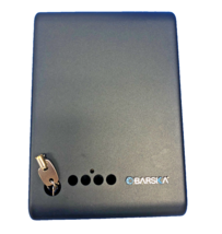 BARSKA Hidden 8 Inch Compact Security Safe w/ Key Lock in Black, AX11812... - $39.59