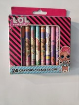 Lol Suprise Crayons 24 Pack New School Supplies Assorted Lol Suprise Colors - £6.19 GBP