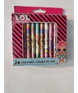 LOL SUPRISE Crayons 24 Pack New School Supplies Assorted LOL SUPRISE COLORS - £6.22 GBP