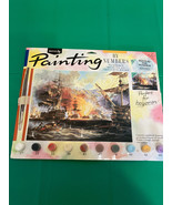 Reeves painting by numbers sea battle unused open package - $19.75
