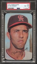 1971 Topps Super Clyde Wright #39 PSA 8 P1368 - $49.50
