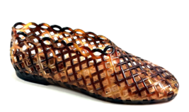 Steve Madden Grove Tortoise Caged Jelly Slip-On Flats - $49.00