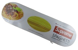 New Supreme Skateboard Deck Spaghetti White Dark Wood Grain FW21SB6 - $101.58