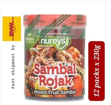 Shrimp Paste Mixed Fruit Sweet Spicy Thick Peanut Nureys Sambal Rojak 23... - £110.34 GBP