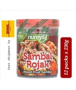 Shrimp Paste Mixed Fruit Sweet Spicy Thick Peanut Nureys Sambal Rojak 23... - $188.79 CAD