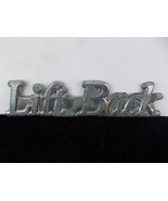 1979-1982 Toyota "Lift Back" Plastic Lift Gate Emblem OEM  - $8.37