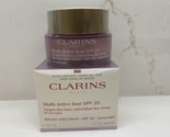 Clarins Multi Active Jour Day Cream All Skin Types SPF 20 NIB 1.7 oz Sea... - $29.20