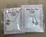 Ganz Little Love Bug Pink Ladybug Necklace 20 in w matching Earrings New... - $10.84