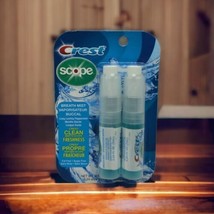 Crest Scope Breath Mist Long Lasting Peppermint Flavor  0.24oz/7mL - 2 Bottles  - £7.04 GBP