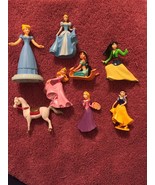 Lot Of Disney Princess Pvc Figures Toys Lot Cinderella Jasmine Rapunzel ... - £13.02 GBP