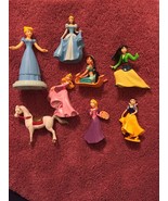Lot Of Disney Princess Pvc Figures Toys Lot Cinderella Jasmine Rapunzel ... - $22.76 CAD