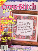 Cross Stitching Plus Magazine March 1993 Sampler Patterns - $9.46
