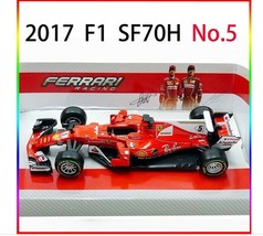 Bburago 1:43 Ferrari F1 Sebastian Vettel 2017 Toys Car Diecast Model Collection~ - $24.00